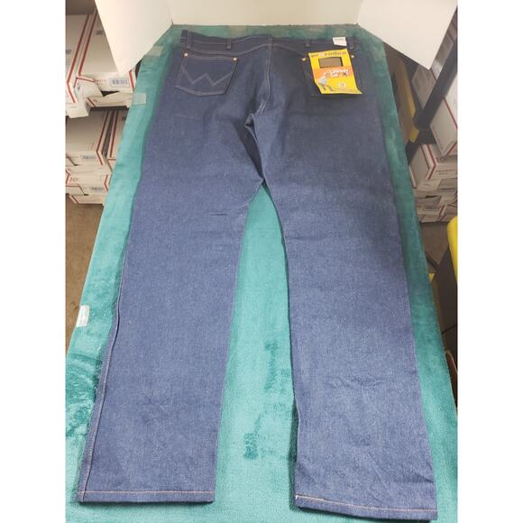 Wrangler Jeans Size 44x34 Mens Blue Pants Denim Rodeo Cowboy Cut Straight NWT - Picture 10 of 12